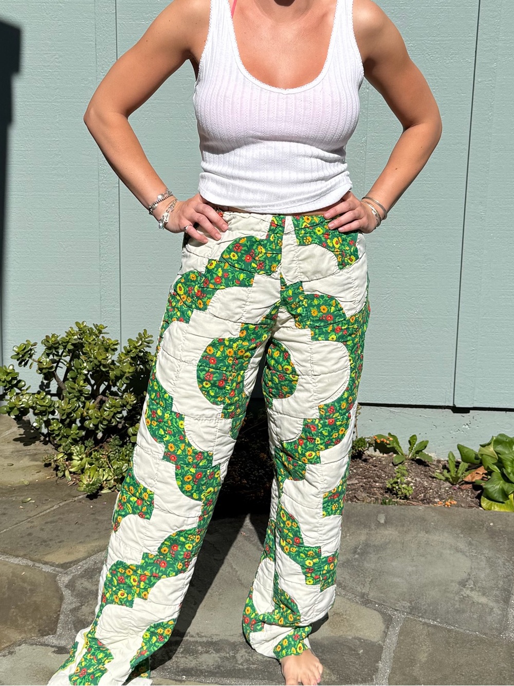 Quilt pants